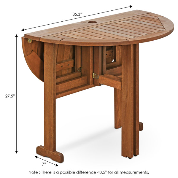 Round folding deals kitchen table